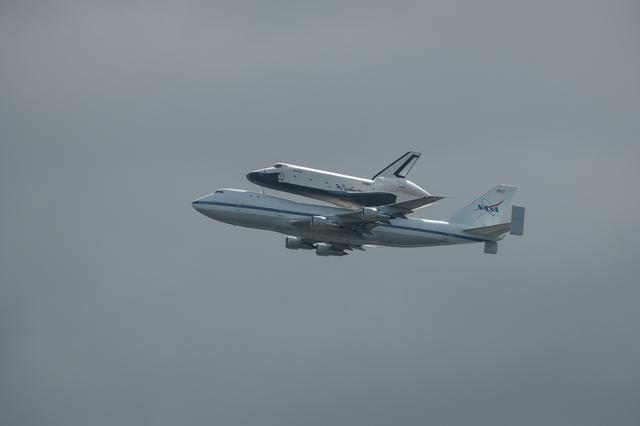 NASA image: Shuttle Enterprise Flight To New York