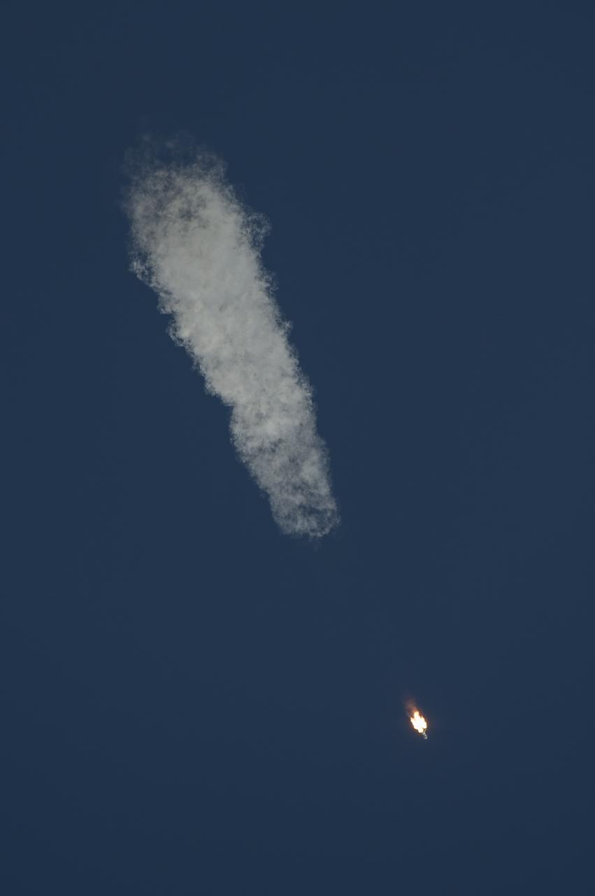 The Soyuz TMA-04M rocket launches from the Baikonur Cosmodrome in Kazakhstan on Tuesday, May 15, 2012 carrying Expedition 31 Soyuz Commander Gennady Padalka, NASA Flight Engineer Joseph Acaba and Flight Engineer Sergei Revin to the International Space Station. Photo Credit: (NASA/Bill Ingalls)