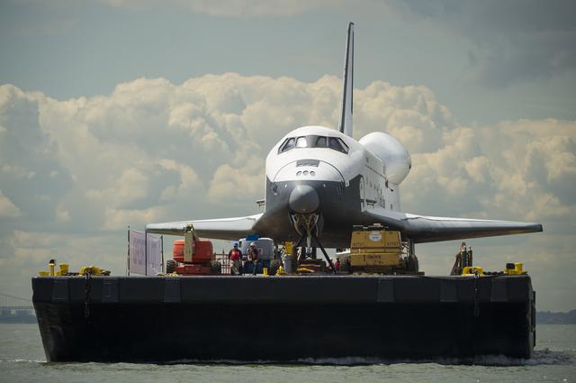 NASA image: Space Shuttle Enterprise Move to Intrepid