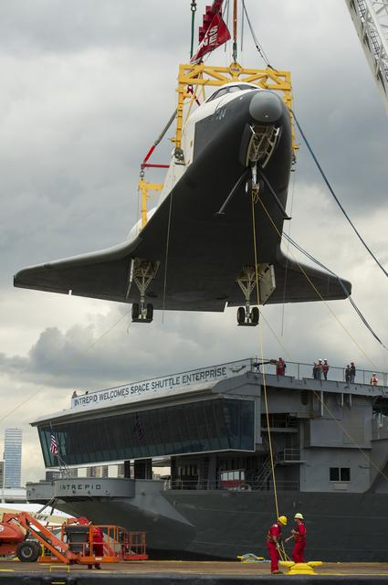 NASA image: Space Shuttle Enterprise Move to Intrepid