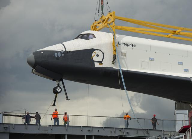 NASA image: Space Shuttle Enterprise Move to Intrepid