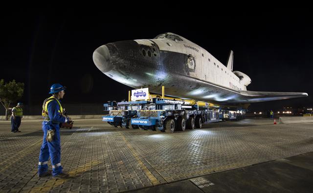 NASA image: Space Shuttle Endeavour Move