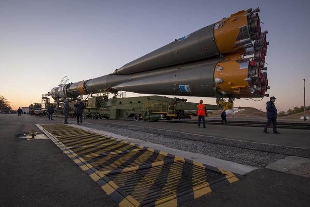 NASA image: Expedition 33 Soyuz Rollout