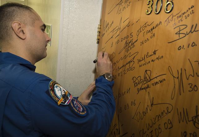 NASA image: Expedition 33 Crew Hotel Departure