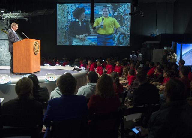NASA image: Students Speak with the ISS