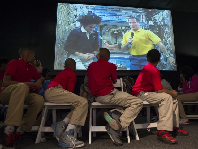 NASA image: Students Speak with the ISS