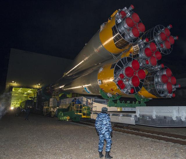 NASA image: Expedition 34 Soyuz Rollout