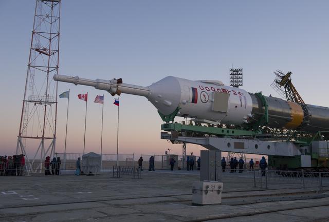 NASA image: Expedition 34 Soyuz Rollout