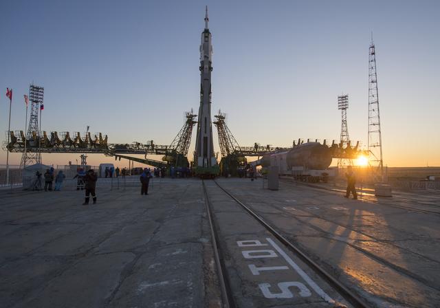 NASA image: Expedition 34 Soyuz Rollout