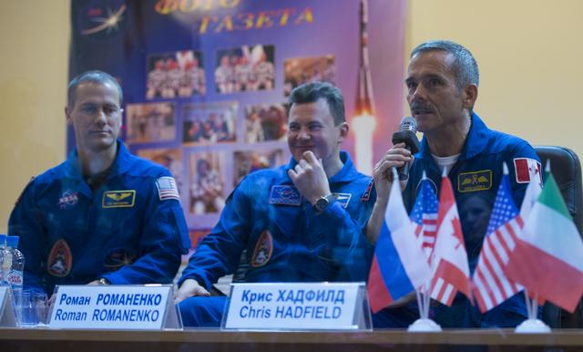 NASA image: Expedition 34 Press Conference