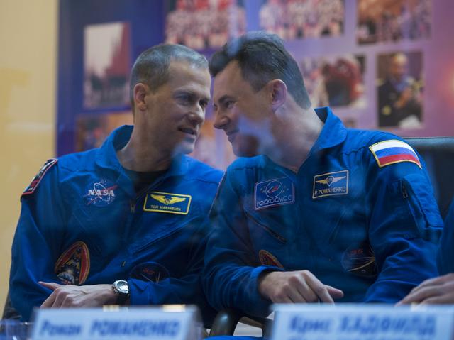 NASA image: Expedition 34 Press Conference