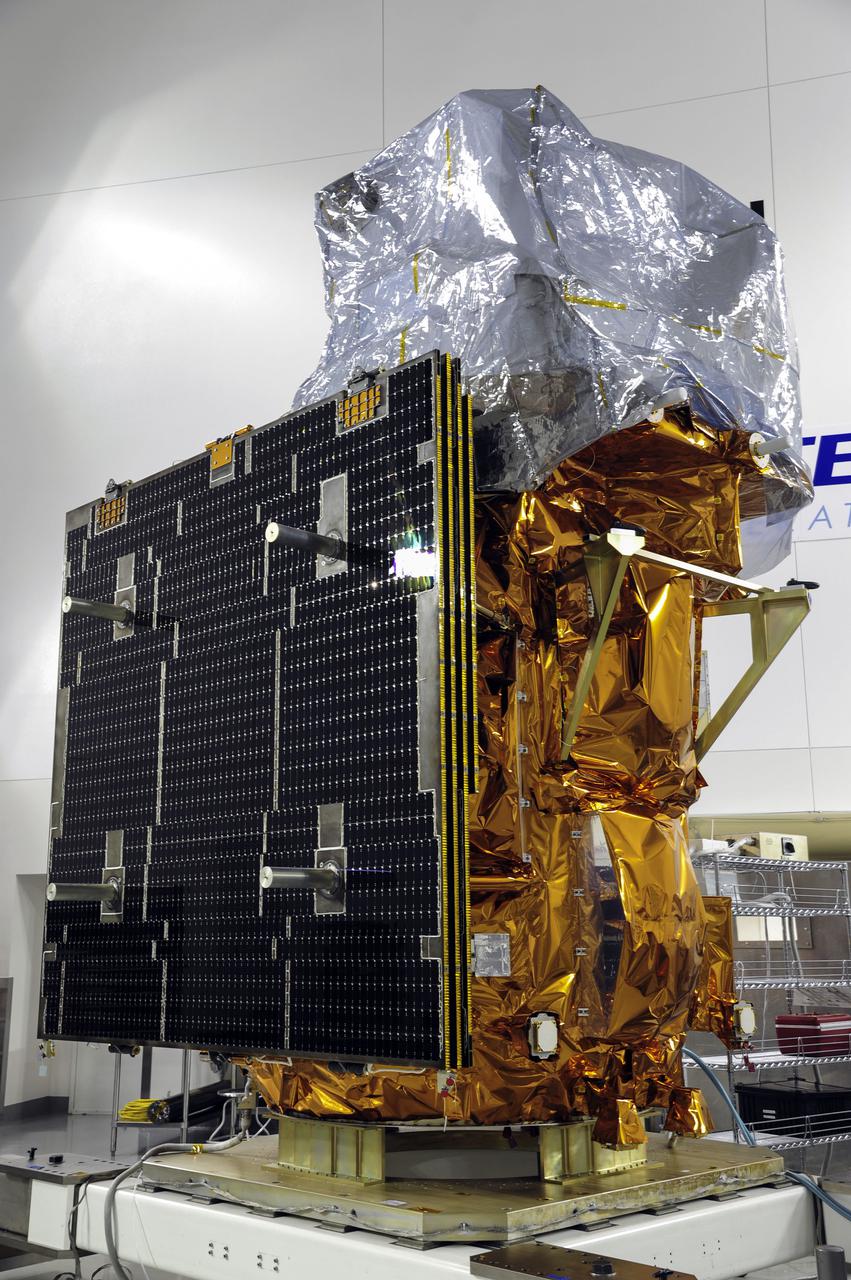 VANDENBERG AFB, Calif. -- At the Astrotech processing facility at Vandenberg Air Force Base, Calif., NASA's Landsat Data Continuity Mission, or LDCM, satellite is undergoing close-outs prior to encapsulation in the payload fairing.   The Landsat Data Continuity Mission LDCM is the future of Landsat satellites. It will continue to obtain valuable data and imagery to be used in agriculture, education, business, science, and government. The Landsat Program provides repetitive acquisition of high resolution multispectral data of the Earth's surface on a global basis. The data from the Landsat spacecraft constitute the longest record of the Earth's continental surfaces as seen from space. It is a record unmatched in quality, detail, coverage, and value. Liftoff is planned for Feb. 11, 2013 aboard a United Launch Alliance Atlas V rocket. For more information, visit: http:__www.nasa.gov_mission_pages_landsat_main_index.html Photo credit: NASA