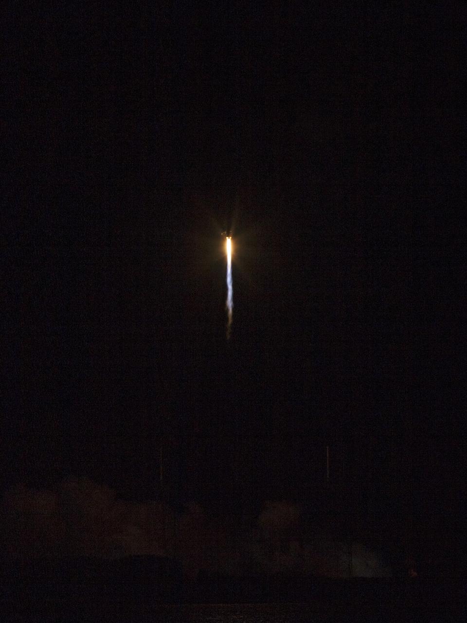 CAPE CANAVERAL, Fla. -- A United Launch Alliance Atlas V 401 rocket cuts its way through the night sky over Space Launch Complex 41 on Cape Canaveral Air Force Station in Florida carrying NASA's Tracking and Data Relay Satellite-K, TDRS-K,  to orbit. Launch was at 8:48 p.m. EST.  The TDRS-K spacecraft is part of the next-generation series in the Tracking and Data Relay Satellite System, a constellation of space-based communication satellites providing tracking, telemetry, command and high-bandwidth data return services. For more information, visit http:__www.nasa.gov_mission_pages_tdrs_index.html.  Photo credit: NASA_Glenn Benson
