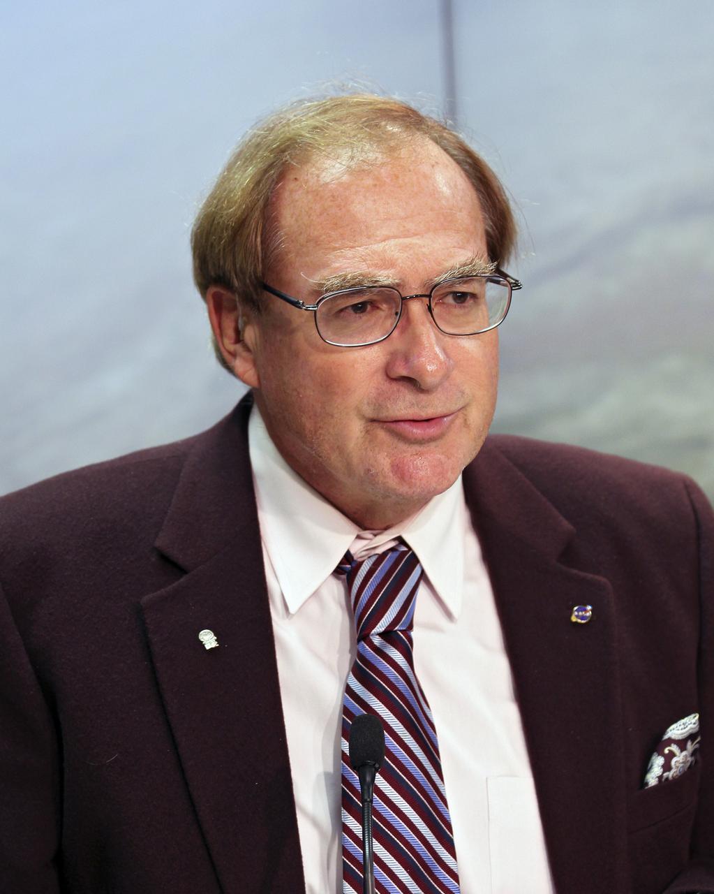 VANDENBERG AFB, Calif. -- George Diller of NASA Public Affairs moderated a prelaunch news conference at Vandenberg Air Force Base, Calif. during which NASA and contractor officials discussed NASA's readiness to launch the Landsat Data Continuity Mission, or LDCM.   The Landsat Data Continuity Mission LDCM is the future of Landsat satellites. It will continue to obtain valuable data and imagery to be used in agriculture, education, business, science, and government. The Landsat Program provides repetitive acquisition of high resolution multispectral data of the Earth's surface on a global basis. The data from the Landsat spacecraft constitute the longest record of the Earth's continental surfaces as seen from space. It is a record unmatched in quality, detail, coverage, and value. Liftoff is planned for Feb. 11, 2013 aboard a United Launch Alliance Atlas V rocket. For more information, visit: http:__www.nasa.gov_mission_pages_landsat_main_index.html Photo credit: NASA_Kim Shiflett