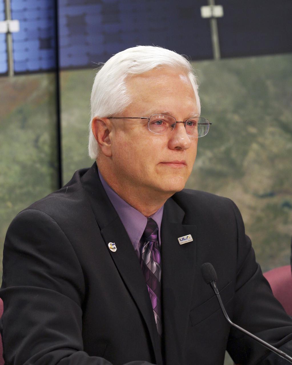 VANDENBERG AFB, Calif. -- NASA and contractor officials discussed NASA's readiness to launch the Landsat Data Continuity Mission, or LDCM, during a prelaunch news conference at Vandenberg Air Force Base, Calif. Participants included United Launch Alliance Program Manager for NASA Missions Vernon Thorp.    The Landsat Data Continuity Mission LDCM is the future of Landsat satellites. It will continue to obtain valuable data and imagery to be used in agriculture, education, business, science, and government. The Landsat Program provides repetitive acquisition of high resolution multispectral data of the Earth's surface on a global basis. The data from the Landsat spacecraft constitute the longest record of the Earth's continental surfaces as seen from space. It is a record unmatched in quality, detail, coverage, and value. Liftoff is planned for Feb. 11, 2013 aboard a United Launch Alliance Atlas V rocket. For more information, visit: http:__www.nasa.gov_mission_pages_landsat_main_index.html Photo credit: NASA_Kim Shiflett