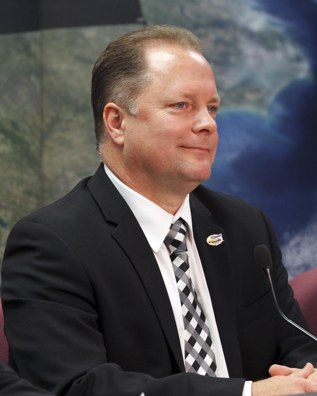 VANDENBERG AFB, Calif. -- NASA and contractor officials discussed NASA's readiness to launch the Landsat Data Continuity Mission, or LDCM, during a prelaunch news conference at Vandenberg Air Force Base, Calif. Participants included LDCM Project Manager Ken Schwer from NASA's Goddard Space Flight Center. The Landsat Data Continuity Mission LDCM is the future of Landsat satellites. It will continue to obtain valuable data and imagery to be used in agriculture, education, business, science, and government. The Landsat Program provides repetitive acquisition of high resolution multispectral data of the Earth's surface on a global basis. The data from the Landsat spacecraft constitute the longest record of the Earth's continental surfaces as seen from space. It is a record unmatched in quality, detail, coverage, and value. Liftoff is planned for Feb. 11, 2013 aboard a United Launch Alliance Atlas V rocket. For more information, visit: http:__www.nasa.gov_mission_pages_landsat_main_index.html Photo credit: NASA_Kim Shiflett