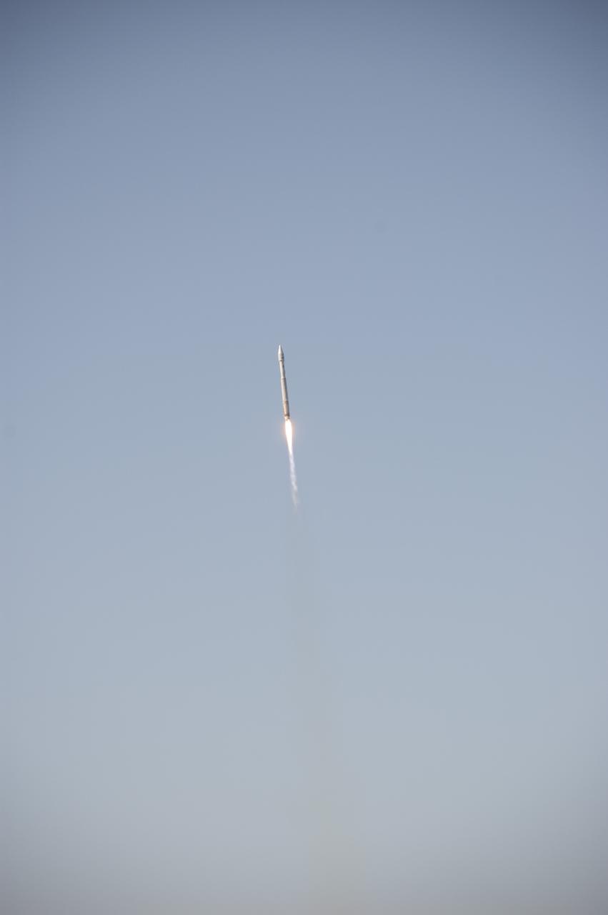 VANDENBERG AFB, Calif. -- The Landsat Data Continuity Mission spacecraft lifts off at 1:02 p.m. EST, 10:02 a.m. PST) atop a United Launch Alliance Atlas V rocket from Space Launch Complex 3 at California's Vandenberg Air Force Base.   The Landsat Data Continuity Mission LDCM is the future of Landsat satellites. It will continue to obtain valuable data and imagery to be used in agriculture, education, business, science, and government. The Landsat Program provides repetitive acquisition of high resolution multispectral data of the Earth's surface on a global basis. The data from the Landsat spacecraft constitute the longest record of the Earth's continental surfaces as seen from space. It is a record unmatched in quality, detail, coverage, and value. For more information, visit: http:__www.nasa.gov_mission_pages_landsat_main_index.html Photo credit: NASA_Ben Smegelsky