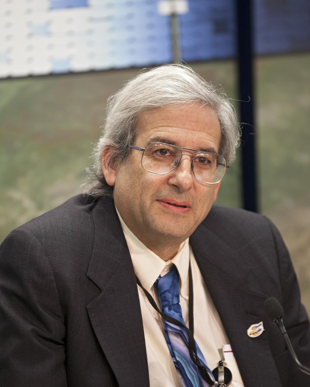 VANDENBERG AIR FORCE BASE, Calif. -- Media attending a post-launch news conference at Vandenberg Air Force Base, Calif. heard from Michael Freilich, director of the Earth Science Division, Science Mission Directorate at Headquarters. The Landsat Data Continuity Mission LDCM is the future of Landsat satellites. It will continue to obtain valuable data and imagery to be used in agriculture, education, business, science, and government. The Landsat Program provides repetitive acquisition of high resolution multispectral data of the Earth's surface on a global basis. The data from the Landsat spacecraft constitute the longest record of the Earth's continental surfaces as seen from space. It is a record unmatched in quality, detail, coverage, and value. Liftoff took place at 10:02 a.m. PST 1:02 P.M. EST) on Feb. 11, 2013 aboard a United Launch Alliance Atlas V rocket. For more information, visit: http:__www.nasa.gov_mission_pages_landsat_main_index.html Photo credit: NASA_Kim Shiflett