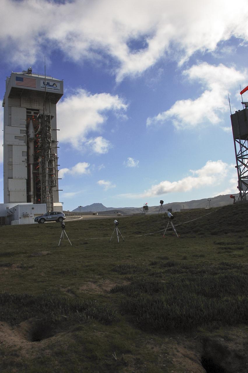 VANDENBERG AFB, Calif. – Squirrel nests near the launch site of a United Launch Alliance Atlas V rocket carrying the Landsat Data Continuity Mission spacecraft from Vandenberg Air Force Base in California. Photo credit: NASA_Ben Smegelsky
