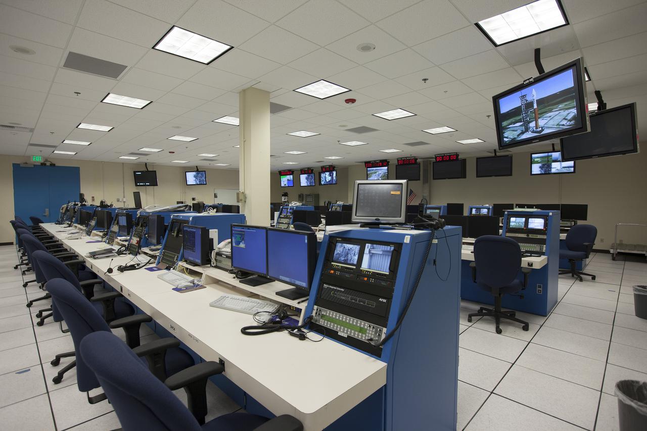 VANDENBERG AFB, Calif. – The Launch Control Center LCC inside the Remote Launch Control Center RLCC at Vandenberg Air Force Base in California. The facility is involved with launches of Atlas V and Delta IV rockets. Photo credit: Kim Shiflett