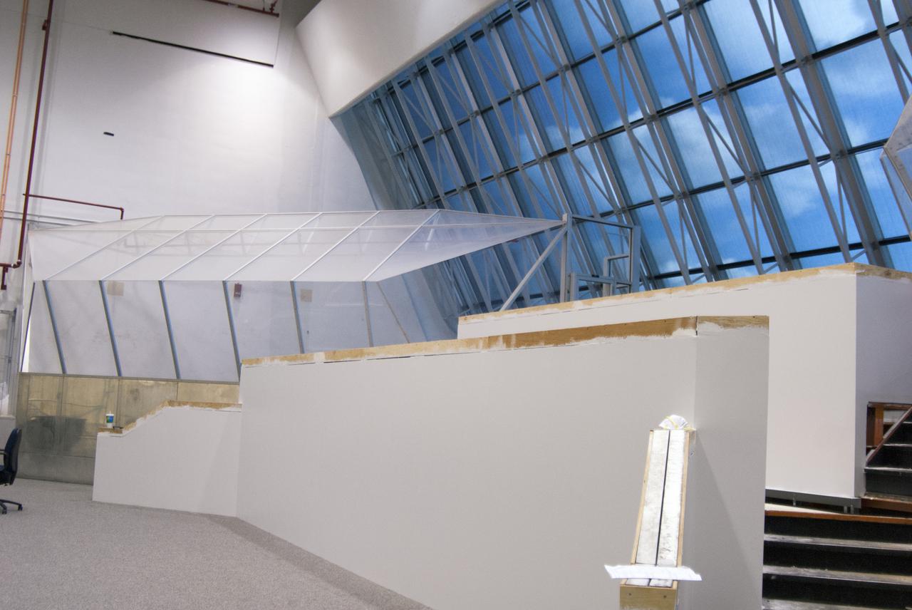 CAPE CANAVERAL, Fla. – At NASA’s Kennedy Space Center in Florida, modifications continue to Firing Room 3 in the Launch Control Center, or LCC. Wiring and conduits below the floor have been upgraded and new flooring has been installed. Walls have been repaired and are in the process of being painted. Firing Rooms inside the LCC are being upgraded by the Ground System Development and Operations Program at Kennedy to support the processing and launch of multiple types of rockets and spacecraft, whether they are government or commercial models. Kennedy’s Launch Complex 39 is transitioning to support multiple users with the Firing Rooms being modified to be more generic in nature for upcoming programs. Photo credit: NASA_Gary Thompson