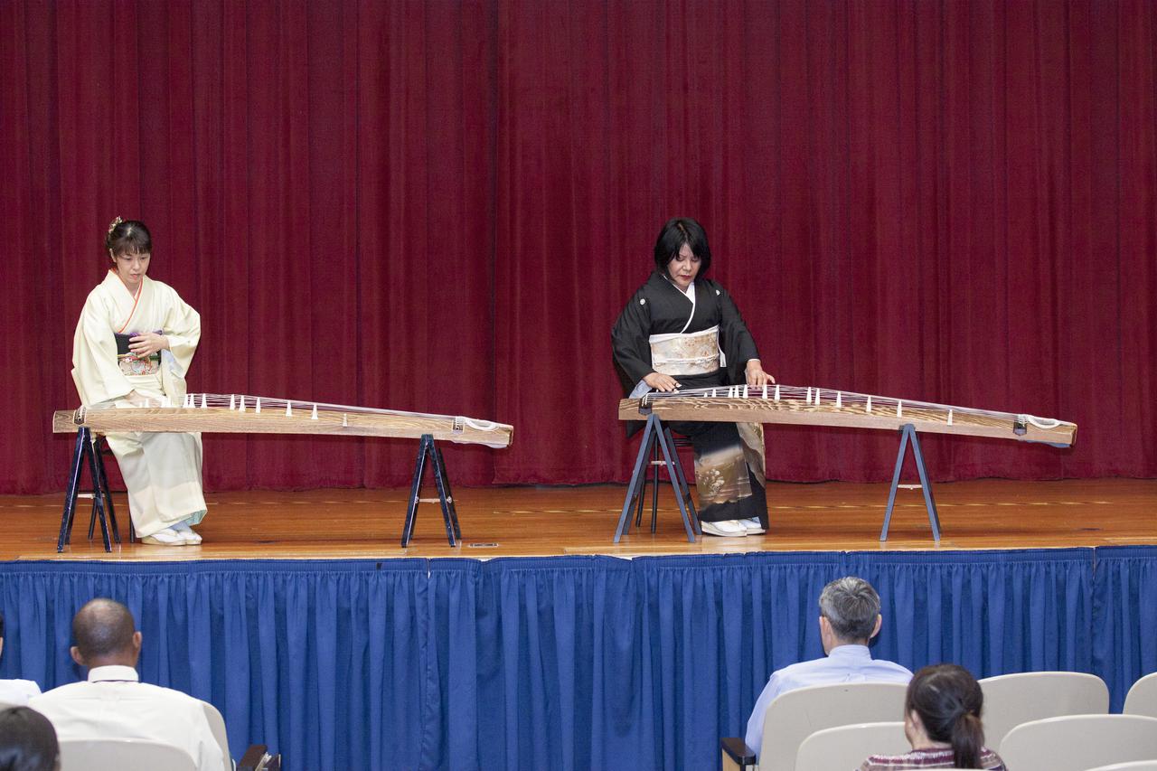 Japanese Traditional Koto Music is performed by Yoshino-kai during the Asian-Pacific American Heritage Month celebration on May 23 at the KSC Training Auditorium. The theme of the  event, hosted by the Asian-Pacific American Connection APAC,  was 'Building Leadership: Embracing Cultural Values and Inclusion.'  APAC is an employee resource group at KSC. Photo credit: NASA_Kim Shiflett