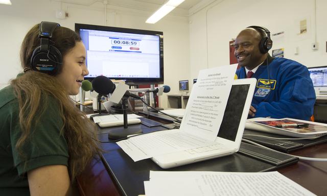 NASA image: Melvin at Eliot Hine Middle School