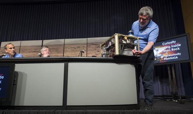 NASA image: Mars Rock Analysis Briefing