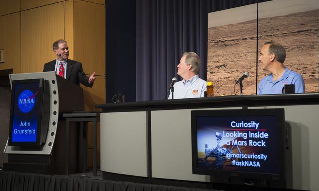 NASA image: Mars Rock Analysis Briefing