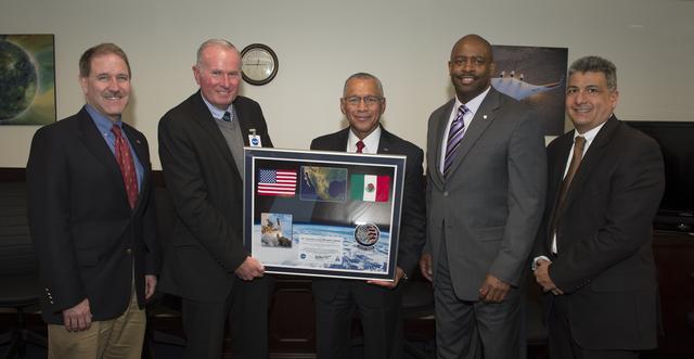 NASA image: Mexican Space Agency and NASA Agreement