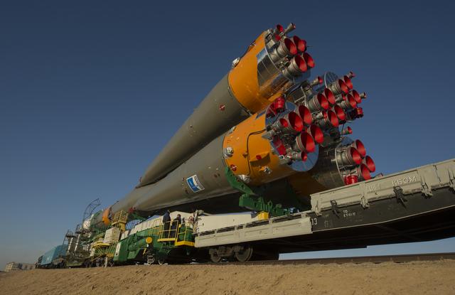 NASA image: Expedition 35 Soyuz Rollout