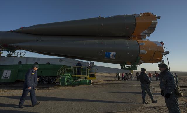 NASA image: Expedition 35 Soyuz Rollout