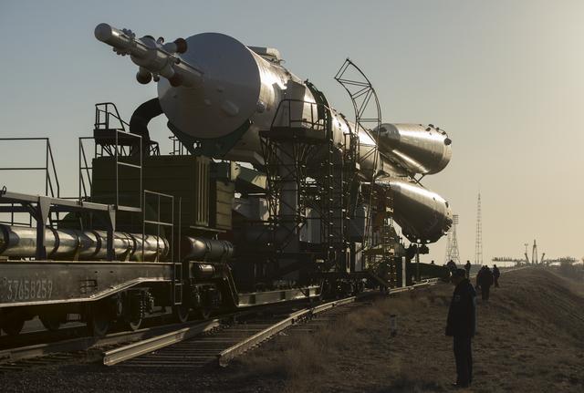 NASA image: Expedition 35 Soyuz Rollout