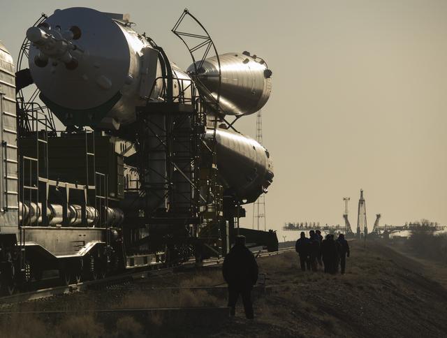 NASA image: Expedition 35 Soyuz Rollout