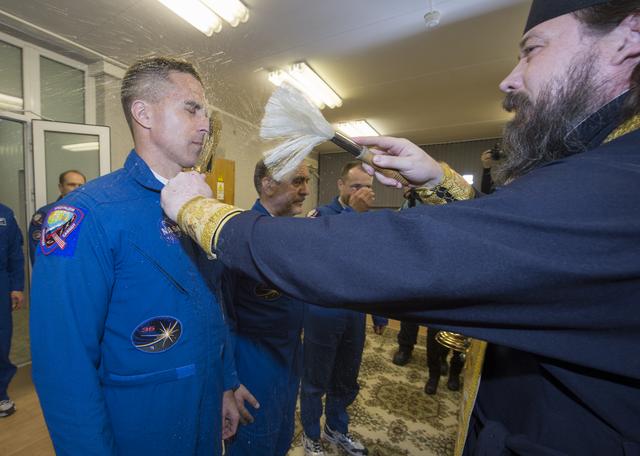 Expedition 35 Crew Blessing