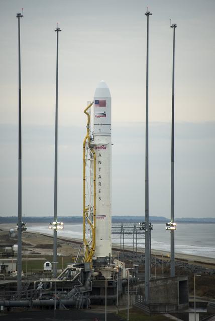 NASA image: Antares Rocket Preparation