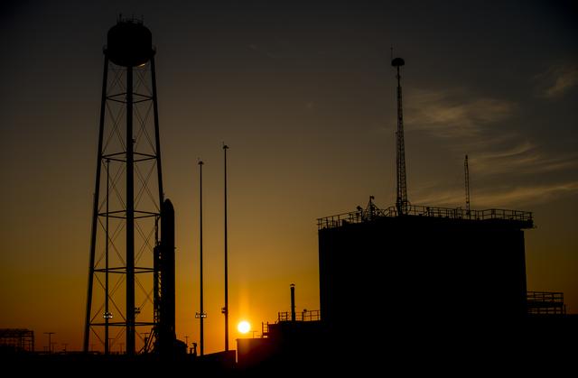 NASA image: Antares Rocket Preparation