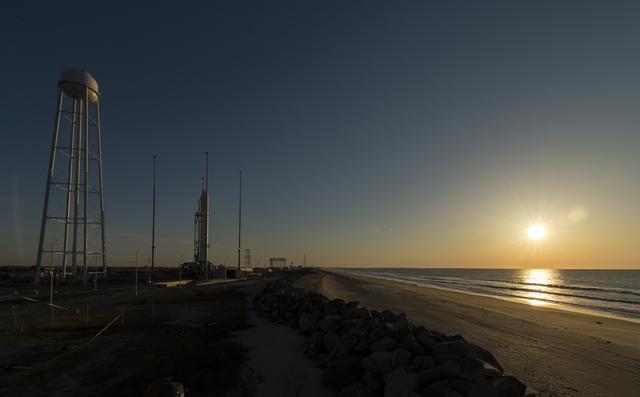 NASA image: Antares Rocket Preparation