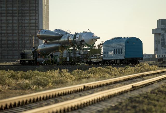 NASA image: Expedition 36 Soyuz TMA-09M Rollout