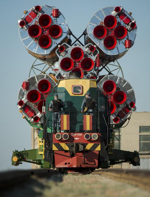 NASA image: Expedition 36 Soyuz TMA-09M Rollout