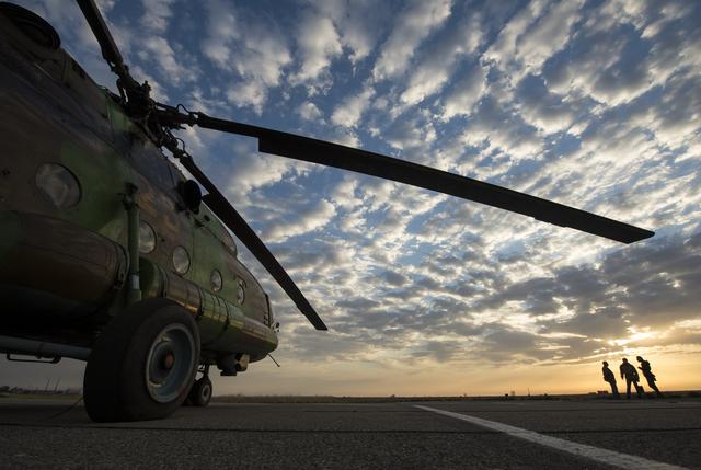 NASA image: Expedition 36 Soyuz TMA-08M Landing
