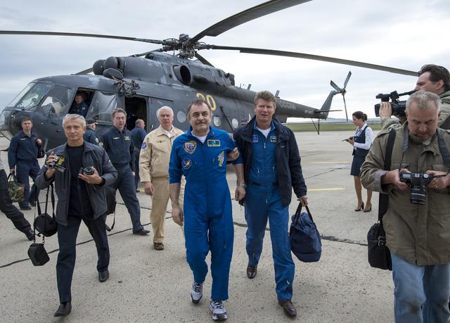 NASA image: Expedition 36 Soyuz TMA-08M Landing