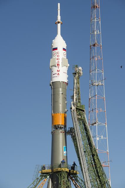 NASA image: Expedition 37 Soyuz Rollout