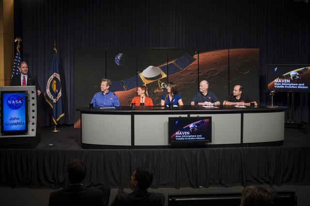 NASA image: MAVEN Press Briefing