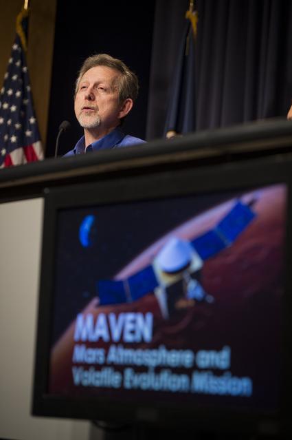 NASA image: MAVEN Press Briefing