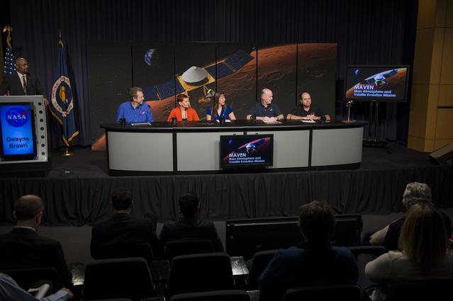 NASA image: MAVEN Press Briefing
