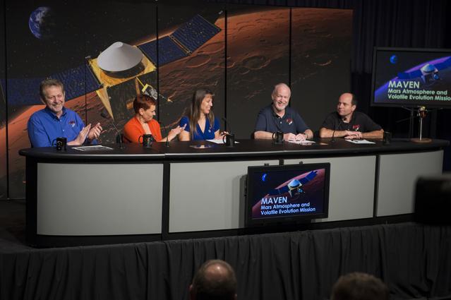 NASA image: MAVEN Press Briefing