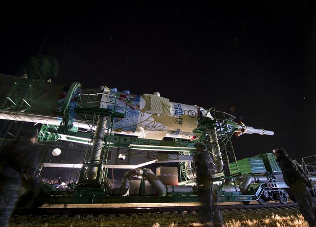 NASA image: Expedition 38 Soyuz Rollout