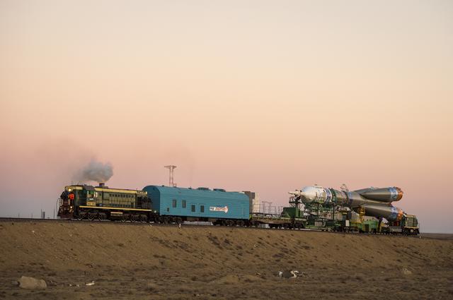 NASA image: Expedition 38 Soyuz Rollout