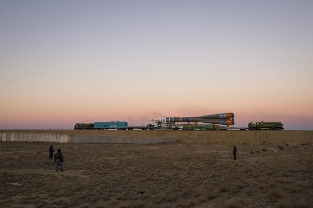 NASA image: Expedition 38 Soyuz Rollout